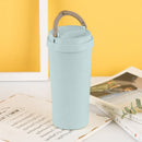 Mumuso Wheat Straw Coffee Cup - Nordic Style/Blue (400ml)