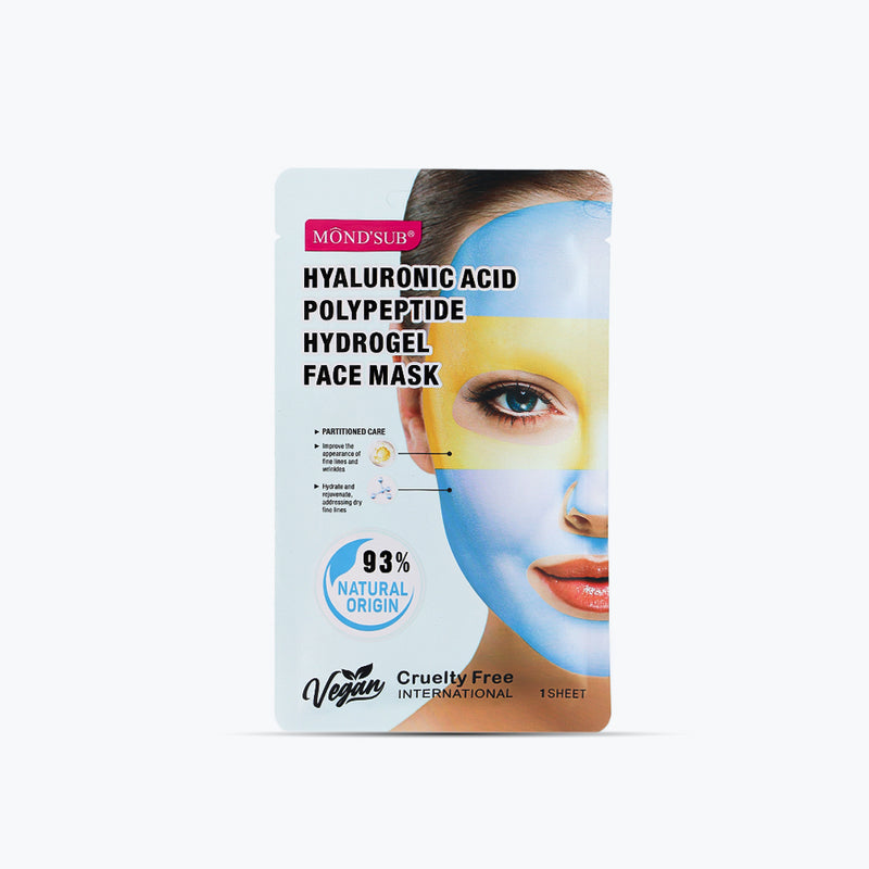 Mumuso Mondsub Hyaluronic Acid Polypeptide Hydrogel Face Mask