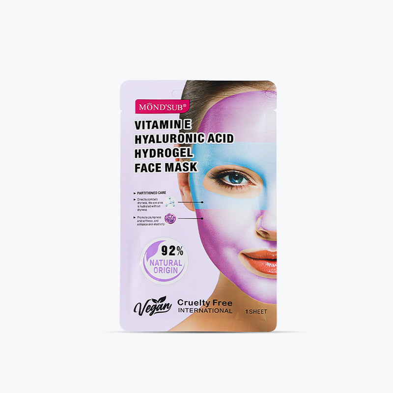 Mumuso Mondsub Vitamin E Hyaluronic Acid Hydrogel Face Mask