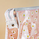 Mumuso Portable Transparent Cosmetic Bag - Pink (Daisy)