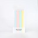 Mumuso Nail File Set Double Sided Design - 4pcs/pack