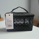 Mumuso Cosmetic Case Bag Heart Design - Black