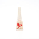 Mumuso Oil Based Nail Polish Top Coat 5 Plant Extracts - Red