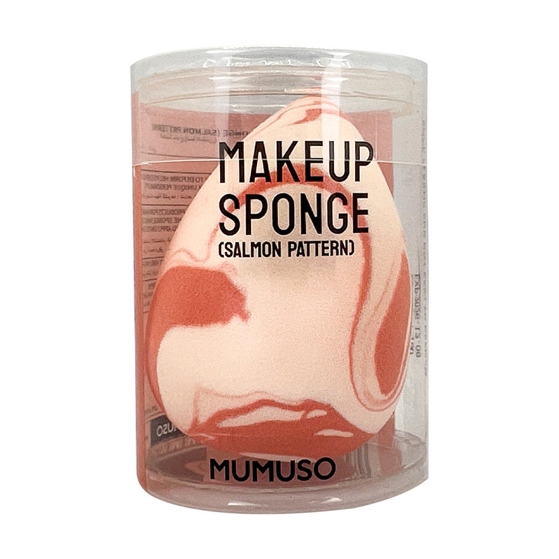 Mumuso Makeup Sponge Salmon Pattern
