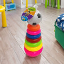 Mumuso 7-Layer Stacking Rings Toy Set with Soccer Ball for Kids