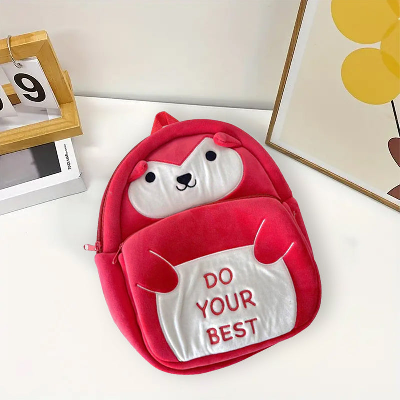 Mumuso Cartoon backpack for kids - Red