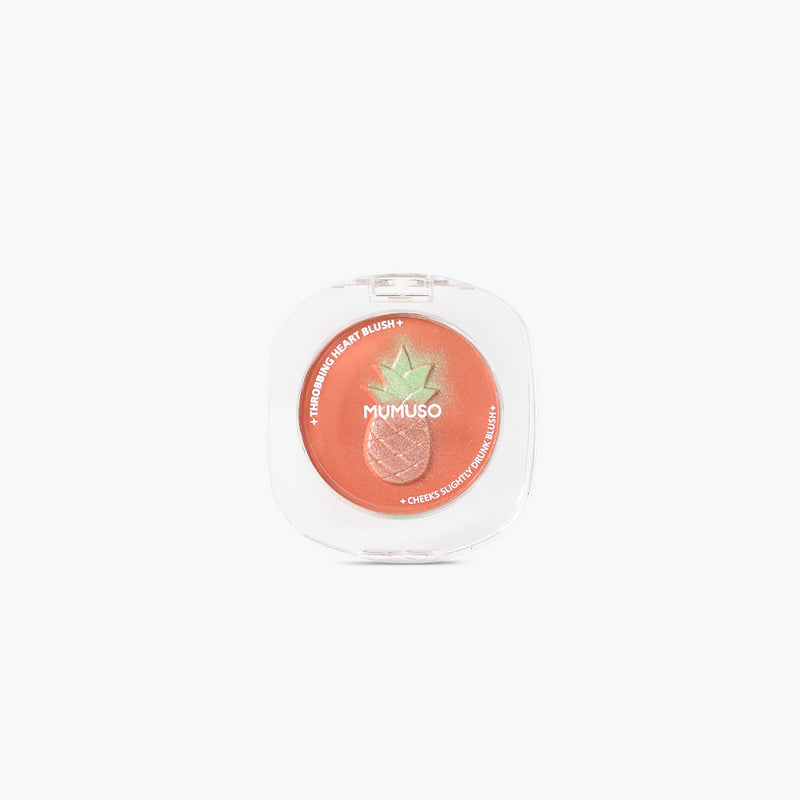 Mumuso Throbbing Heart Blush - Pineapple