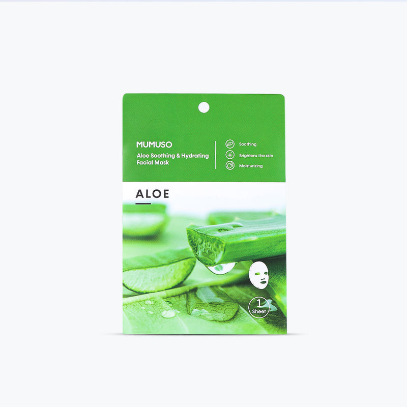 Mumuso Aloe Soothing & Hydrating Facial Mask