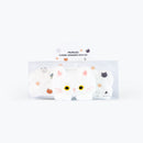 Mumuso Flannel Headband with Cat - White