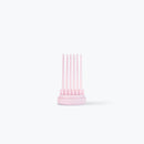 Mumuso Hollowed Out Detangling Hair Brush with Cleaning Scraper - Pink