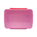 Mumuso 4-Compartment Stainless Steel Lunch Box with Soup Bowl  - Cute Cat (Pink)