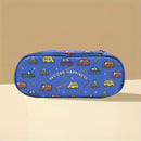 Mumuso Pencil Case - Cartoon Vehicles