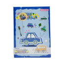 Mumuso B6 Hardcover Notebook - Cartoon Vehicles
