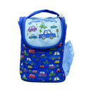 Mumuso Crossbody Lunch Bag - Cartoon Vehicle (Blue)