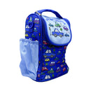 Mumuso Crossbody Lunch Bag - Cartoon Vehicle (Blue)