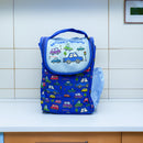 Mumuso Crossbody Lunch Bag - Cartoon Vehicle (Blue)