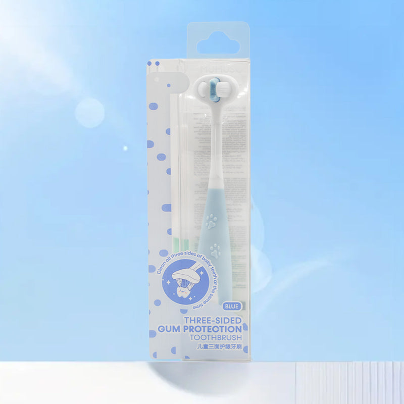 Mumuso Three-Sided Gum Protection Toothbrush - Blue