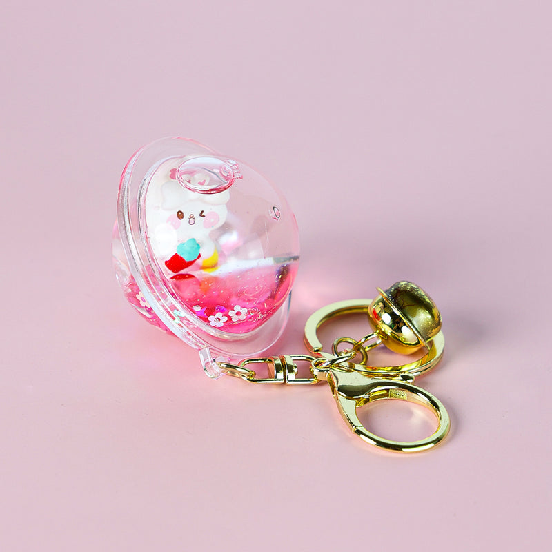 Mumuso Keychain (Unsinkable Rabbit/Pink)