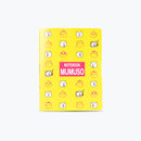 Mumuso A5 Patterned Notebook with Cover - Mumu