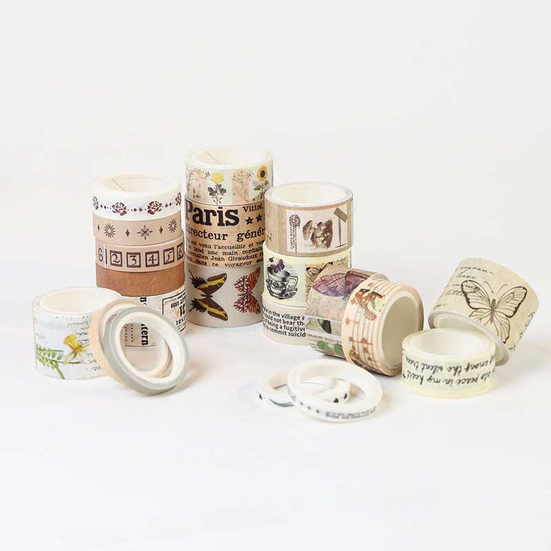 Mumuso Butterfly Dream Washi Tape Set - 20 Rolls