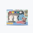 Mumuso 6 Cm Little Bear Diy Painting Kit (2 Bears)