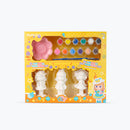 Mumuso 10 Cm Doll Diy Painting Kit (3 Dolls)