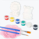 Mumuso 6 Cm Little Bear Diy Painting Kit (2 Bears)
