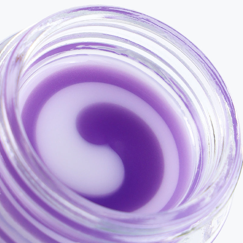 Mumuso Mondsub Dual-Color Lip Sleeping Mask - Grape + Coconut Oil