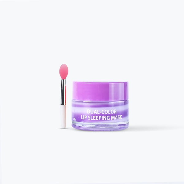 Mumuso Mondsub Dual-Color Lip Sleeping Mask - Grape + Coconut Oil