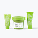 Beplain Mung Bean Pore Clay Mask 120ml Cleansing Set 120ml, Exfoliating 20ml Facial Cleanser 20Ml)