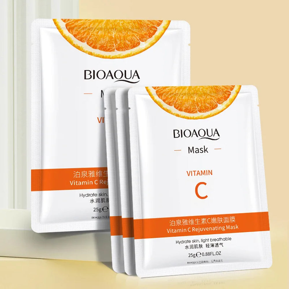 Bioaqua Vitamin C Rejuenating Mask 25G*10 Pcs Per Pack