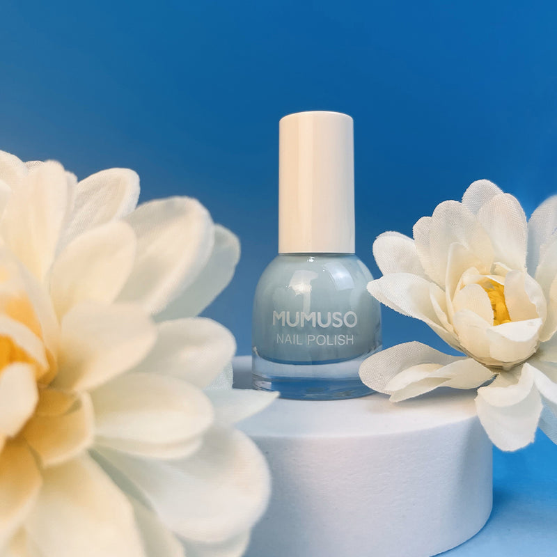 Mumuso City Searching Time Nail Polish - Sky Blue (