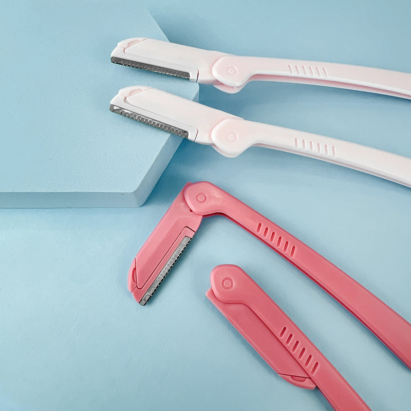 Mumuso Foldable Eyebrow Razor Value Pack (4pcs)