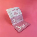 Mumuso 3-Step Blackhead Remover Strips - Volcanic Mud