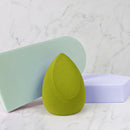 Mumuso Make-Up Sponge With Case - Avocado