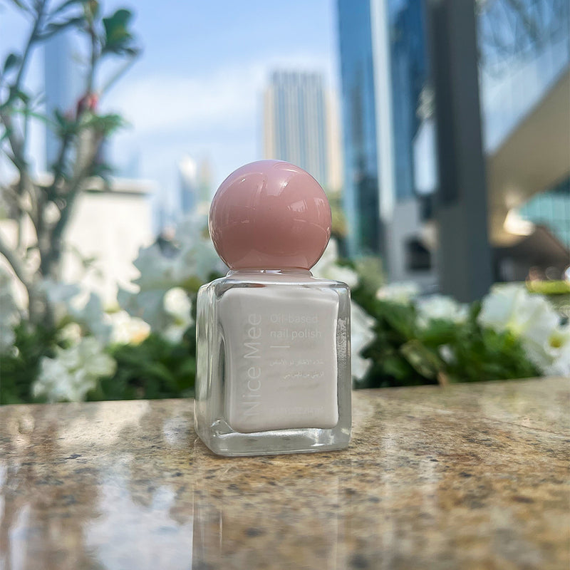 Mumuso Nice Mee Oil-Based Nail Polish, White