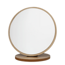 Mumuso Wooden Base & Frame Round Folding Mirror