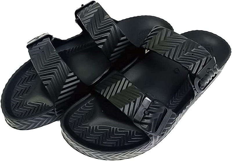 Lightweight Buckle sandals comfortable and durable slides ripple shoes by DUOZOULU