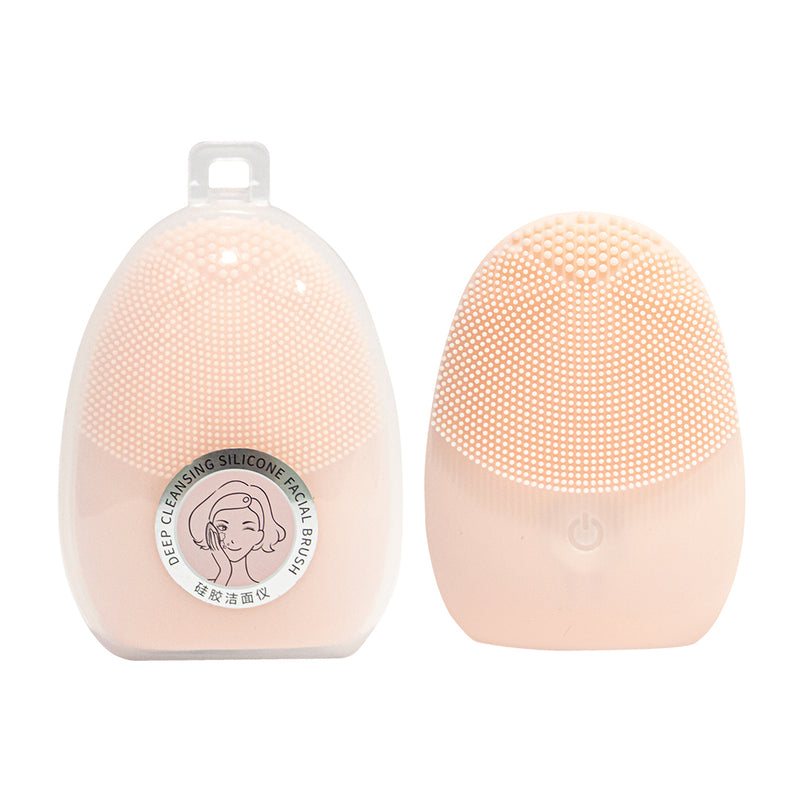 Mumuso Deep Cleansing Silicone Facial Brush - Pink