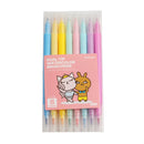 Mumuso Dual-Tip Watercolor Brush Pens 8 Colors