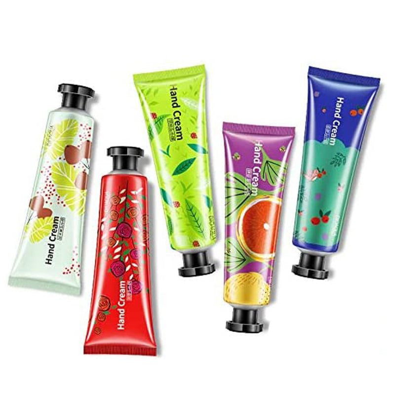 Mumuso Plant Fragrance Hand Cream Set-30G*5Pcs