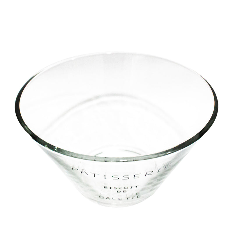 Mumuso Alphabet Glass Salad Bowl 800ml