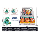 Mumuso Dinosaur World Fun Press Sliding Toy Car - 3 Mixed