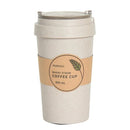 Mumuso Wheat Straw Coffee Cup - Nordic Style/Khaki (400ml)