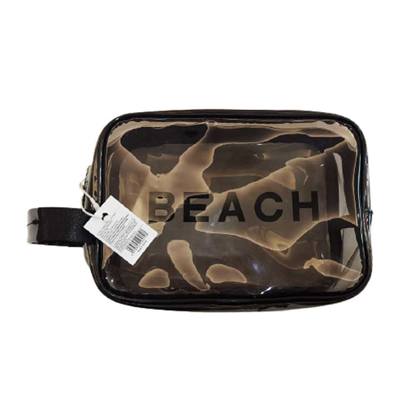 Mumuso Beach Portable Travel Toiletry Bag Small - Black