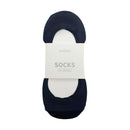 Mumuso Splicing Silky No Show Socks 2 Pairs - Black