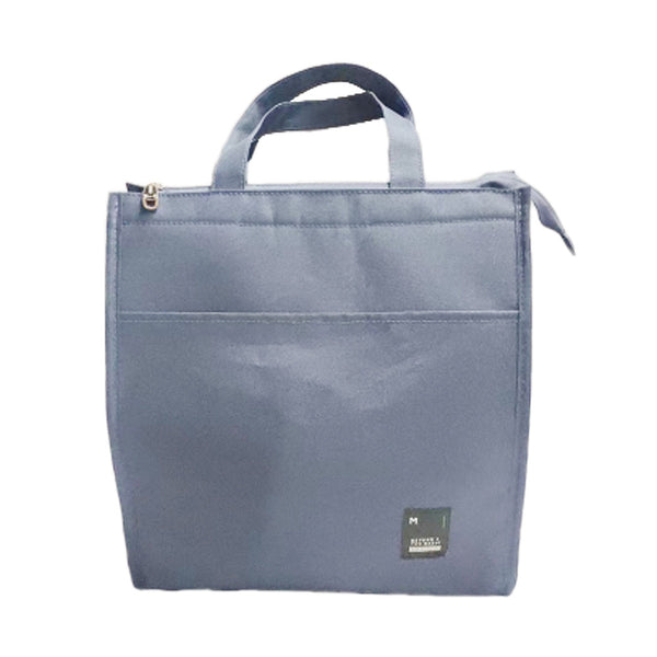 Mumuso Large Capacity Lunch bag - Navy Blue