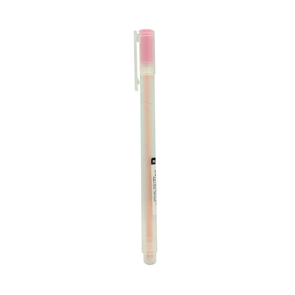 Mumuso Unique Color Gel Ink Pen, Light Pink