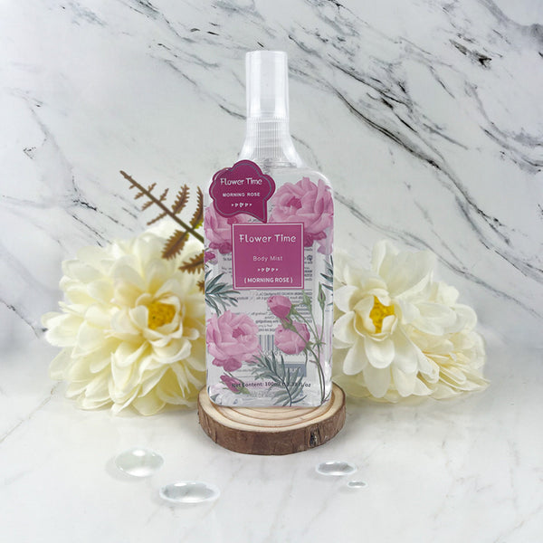 Mumuso Flower Time Series Fragrance Spray, Morning Rose