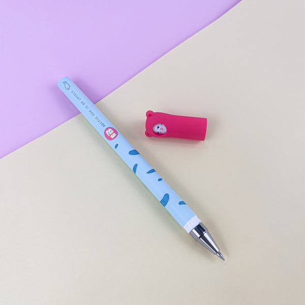 M&G Adorable Pet Stick Gel Pen Blue 5mm